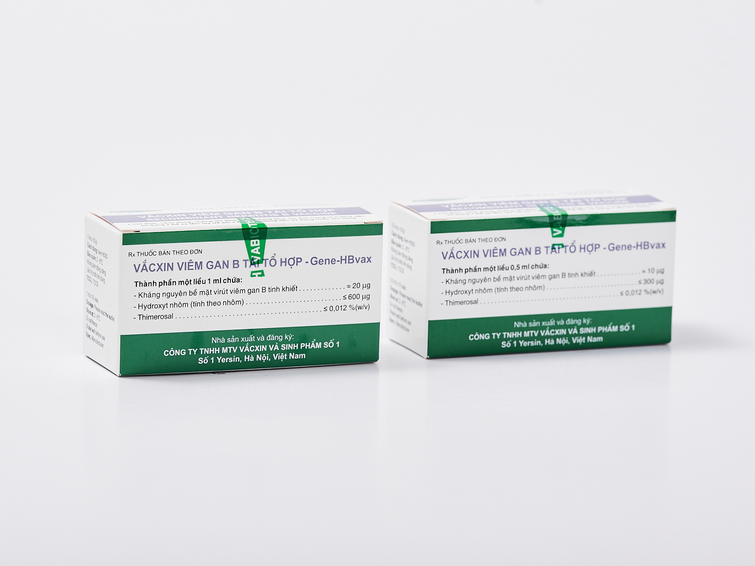 Vắc xin viêm Gan B tái tổ hợp GENE-HBVAX