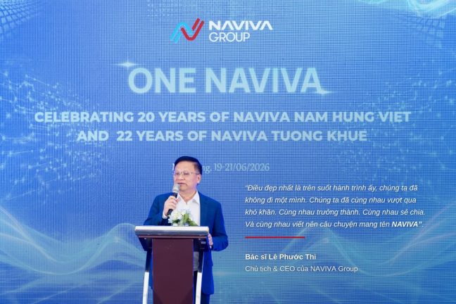 Bài phát biểu của Chủ tịch & CEO – Bs. Lê Phước Thi tại đêm Gala Dinner nhân dịp kỷ niệm 20 năm thành lập NAVIVA Nam Hưng Việt và 22 năm thành lập NAVIVA Tường Khuê ngày 19/06/2026 tại Tp. Nha Trang
